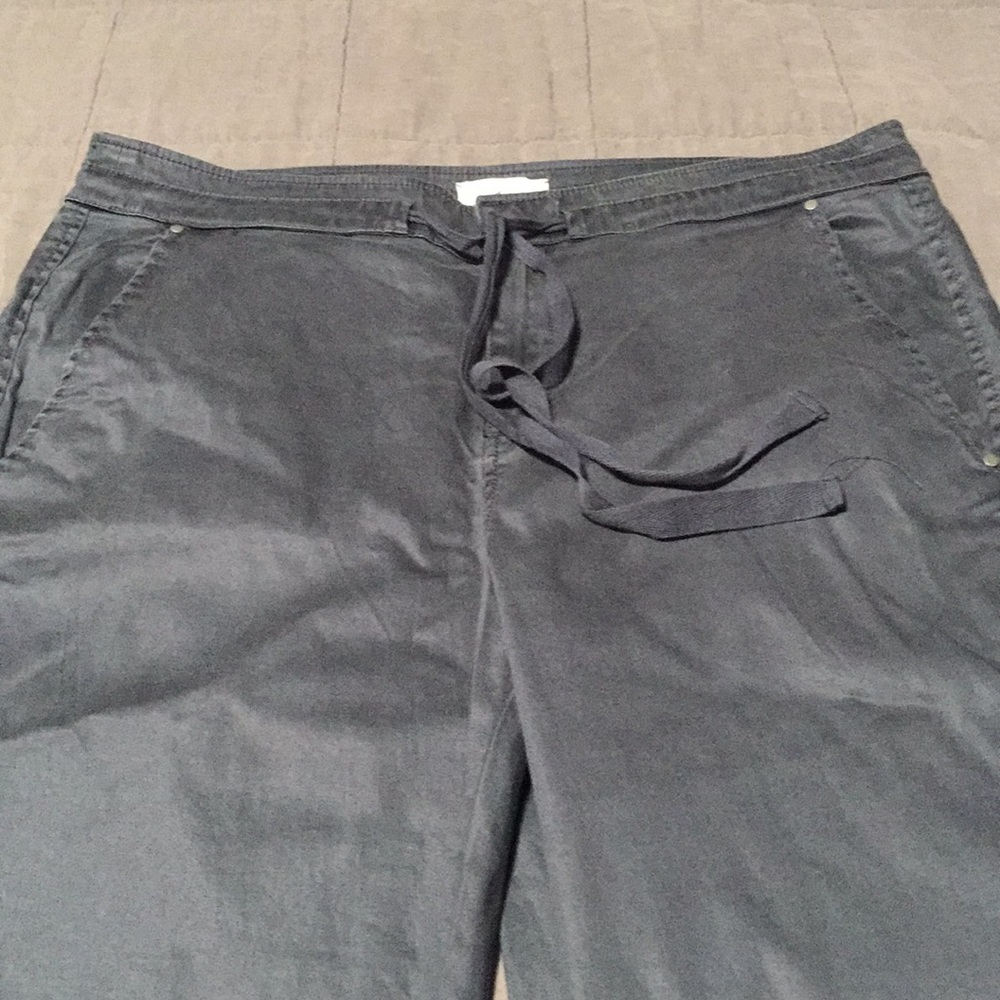 Nwt Lou & grey Gray tie soft brushed pants 10